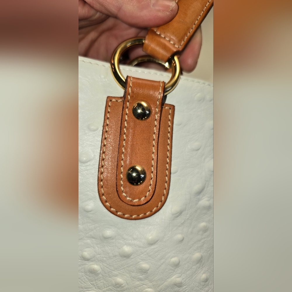 NWOT Maurizio Taiuti White Leather Handbag - Picture 12 of 14
